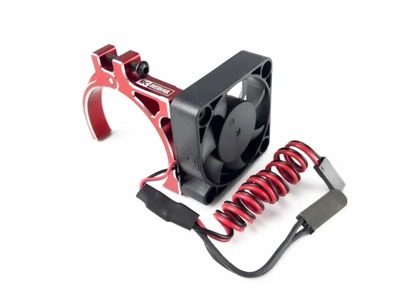 Motor Fan Unit with Mount - Red 42mm