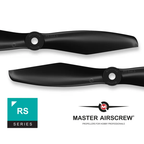 Master Airscrew RS-FPV Racing - 6x4.5 Prop Set x4 White ** CLEARANCE **