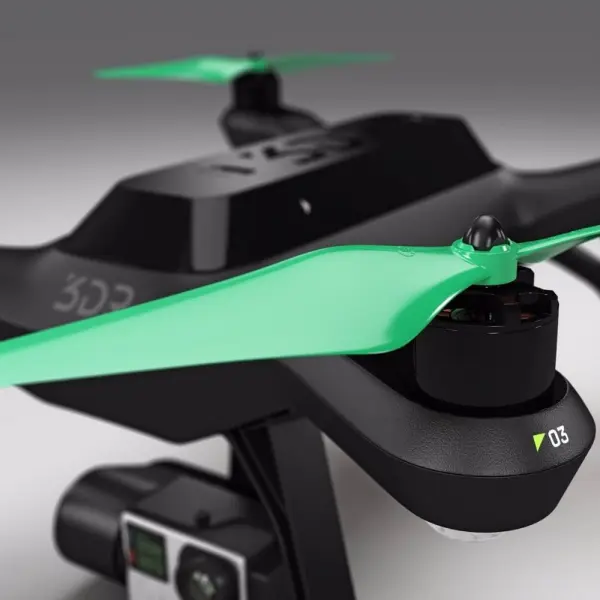 Master Airscrew MR-SL - 10x4.5 Prop C Set x4 Green, Built-in Nut for 3DR SOLO &mdash; image 9 of 12