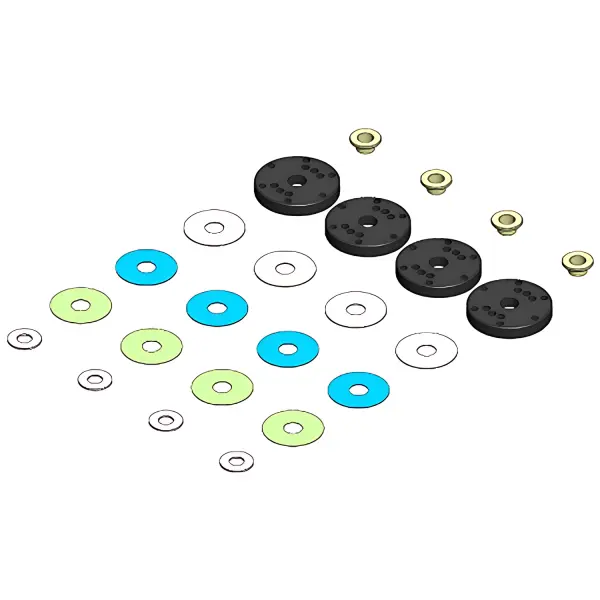 MIP Bypass1 Pistons - 6-Hole S ET - 16mm - TLR 1:8