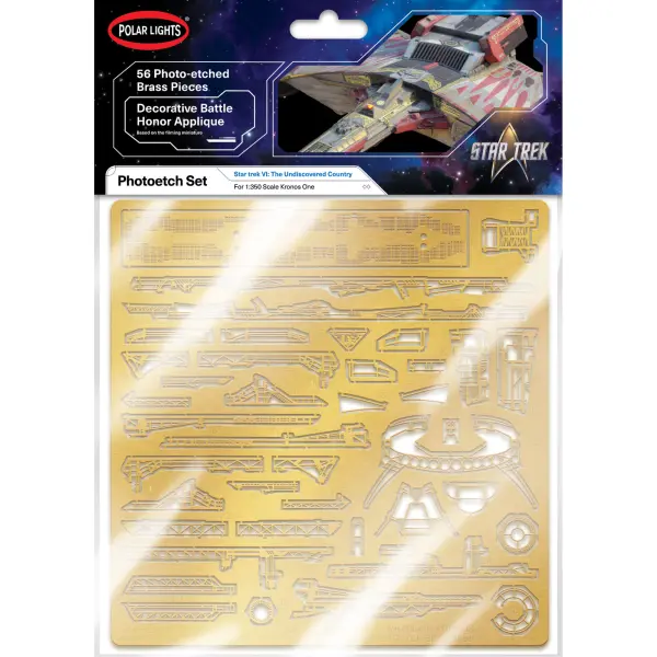 Polar Lights Star Trek 6: The Undiscovered Country Klingon Kronos-1 Photoetch Set — image 1 of 2