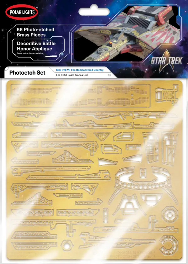 Polar Lights Star Trek 6: The Undiscovered Country Klingon Kronos-1 Photoetch Set — image 2 of 2