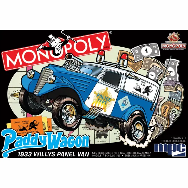 MPC 1933 Willys Panel Paddy Wagon (Monopoly) 2T — image 1 of 2