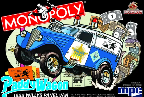 MPC 1933 Willys Panel Paddy Wagon (Monopoly) 2T — image 2 of 2