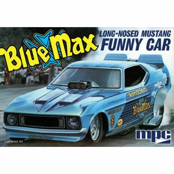 MPC Blue Max Long Nose Mustang Funny Car — image 1 of 2