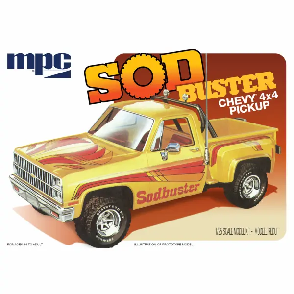 MPC 1981 Chevy Stepside Pickup Sod Buster — image 1 of 2