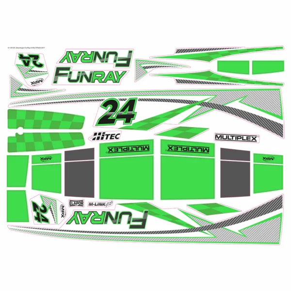 Multiplex Decal Sheet FunRay