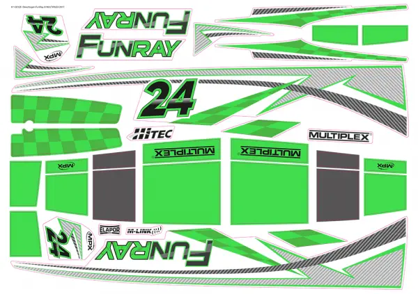 Multiplex Decal Sheet FunRay &mdash; image 2 of 2
