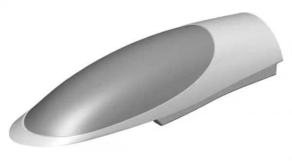 Multiplex FunJet ULTRA 2 Cabin Hood with Canopy Glass &mdash; image 2 of 2