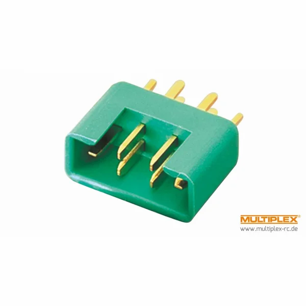 Multiplex MPX M6-50 High-current Plug, Male (100 pcs)