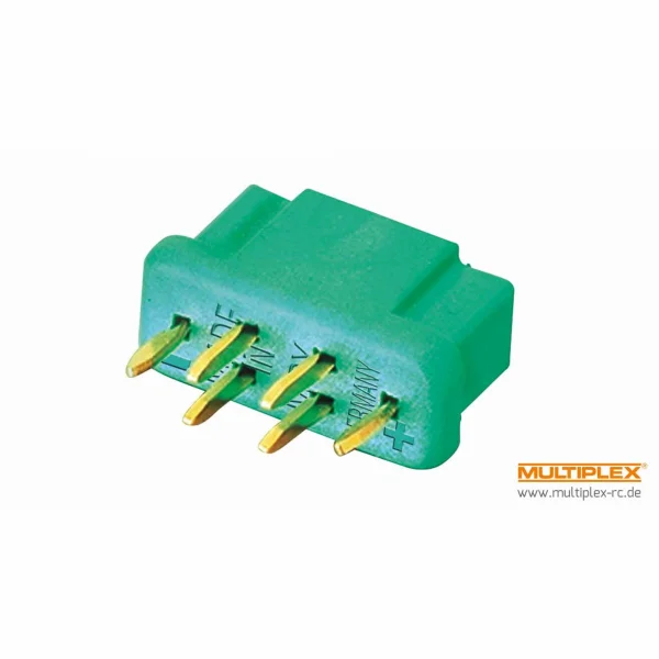 Multiplex MPX M6-50 High-current Plug, Female (100 pcs)