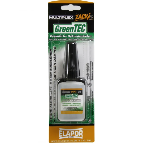 Multiplex Zacki2 Greentec Foam Safe Cyano - 20g