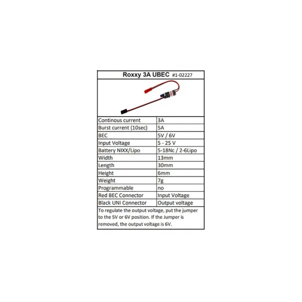 Multiplex ROXXY 3A UBEC — image 3 of 3