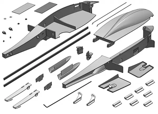 Multiplex Xeno Small Plastic Parts Pack — image 2 of 2