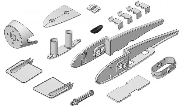 Multiplex Small Plastic Parts Solius 224255 — image 2 of 2