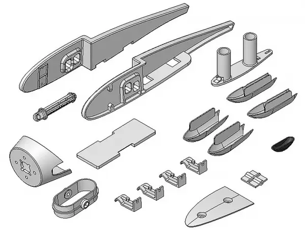 Plastic Parts Set Heron 224398 — image 2 of 2