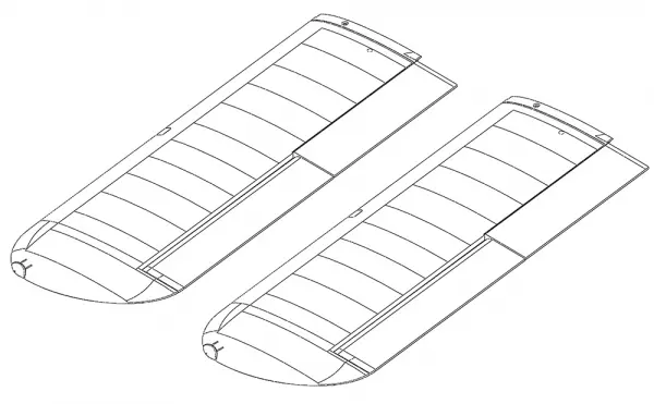 Multiplex FunCub XL Wing Set 224433 &mdash; image 2 of 2