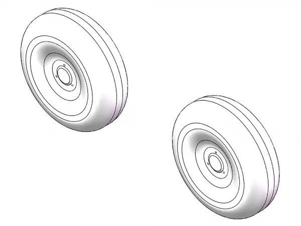 Multiplex FunCub XL Wheels &mdash; image 2 of 2