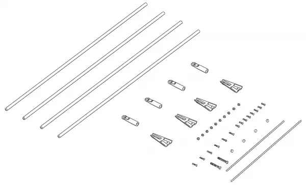Multiplex Wing Struts Funcub XL 224443 &mdash; image 2 of 2