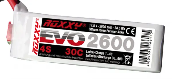 Multiplex LiPo ROXXY Evo 4-2600 30C — image 3 of 3