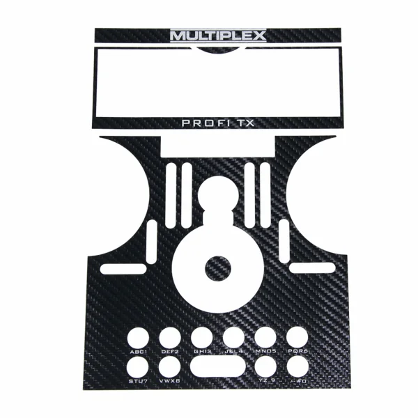 Multiplex Decal Set Profi TX Carbon 724407