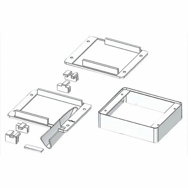 Multiplex Wing Servo Mount Universal Pair 85078
