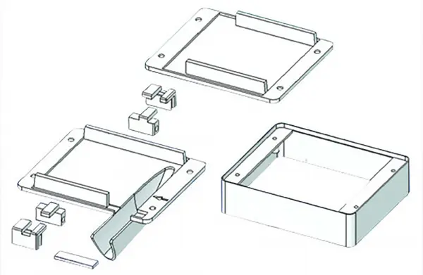 Multiplex Wing Servo Mount Universal Pair 85078 &mdash; image 2 of 2