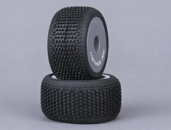 Method RC Method Nitragrip 1/24 Truck Tyres F/R On 7mm Hex Green (4) &mdash; image 5 of 5