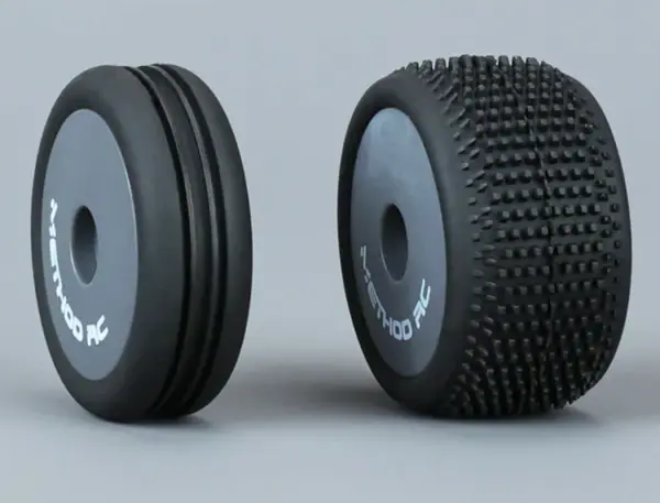 Method RC Method Nitragrip 1/24 Buggy Tyres F/R On 7mm Hex Green (4) — image 7 of 7