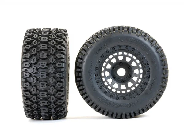 Method RC Geoform Belted MT 1:5 Tyres On Array 24mm Hex Wheels (2)