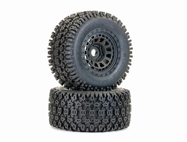 Method RC Geoform Belted MT 1:5 Tyres On Array 24mm Hex Wheels (2)