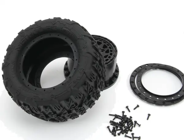 Method Terraform Belted 1:10 MT Tyres On Array Beadlock 2.8 Rims (2) — image 3 of 7