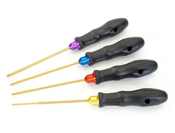 Method RC 4 Piece Metric Hex Driver Set (1.5/2.0/2.5/3.0mm)