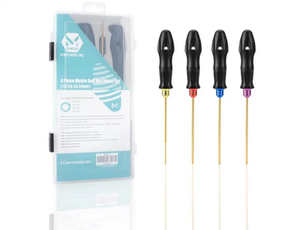Method RC Method 4 Piece Metric Ball Hex Driver Set (1.5/2.0/2.5/3.0mm)