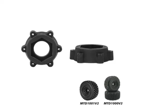 Method RC Method Adaptor For Arrma 1/5 Tyre/24mm Hex/14mm Thick (4Pc) — image 4 of 6