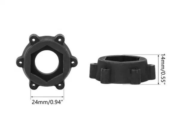 Method RC Method Adaptor For Arrma 1/5 Tyre/24mm Hex/14mm Thick (4Pc) — image 6 of 6