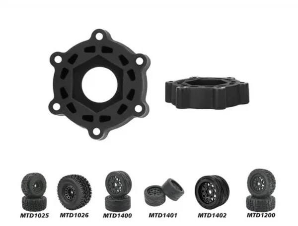 Method RC Method Adaptor 1/7 1:8 SC - MT - On-Road Tyre/17mm Hex/ 9mm Th — image 5 of 5
