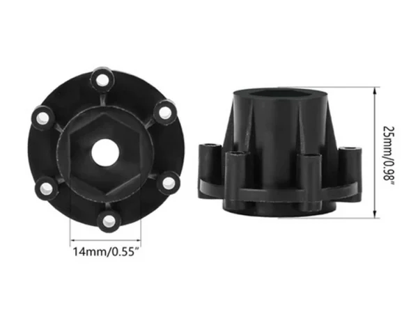 Method RC Method Adaptor 1:10 MT Tyre - 14mm Hex/25mm Thick (4Pc) — image 3 of 6