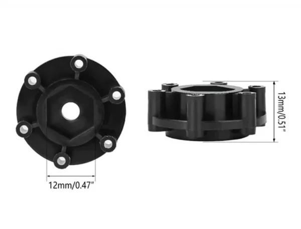 Method RC Method Adaptor 1:10 MT Tyre - 12mm Hex/13.2mm Thick (4Pc) — image 2 of 5