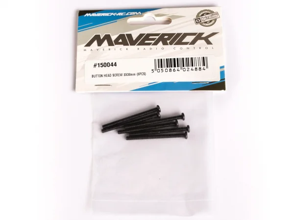 Maverick Phantom Button Head Screw 3X38mm (6Pcs)