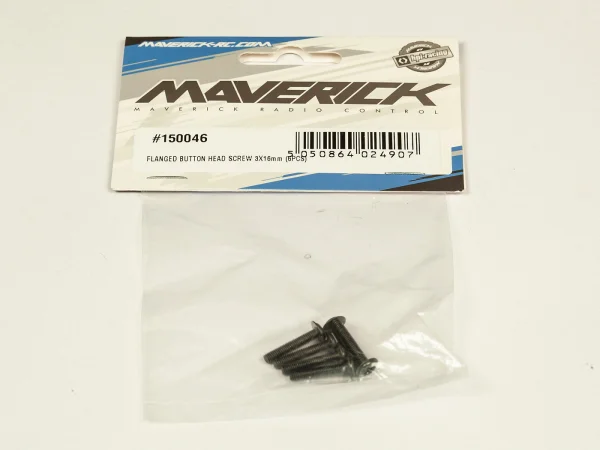 Maverick Phantom Flanged Button Head Screw 3X16mm (6Pcs)