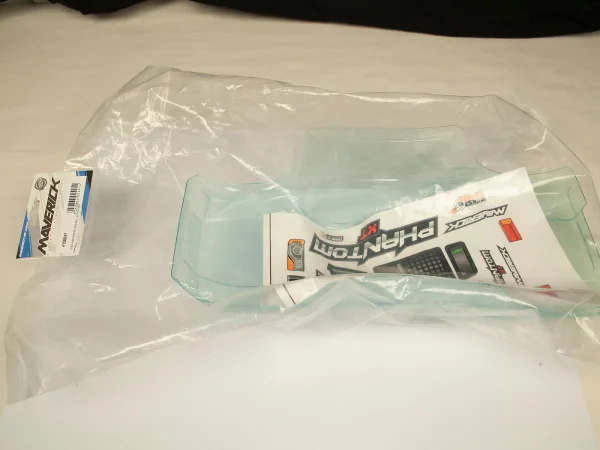 Maverick Phantom Clear Lexan Phantom Truck Body - W/ Decal Sheet