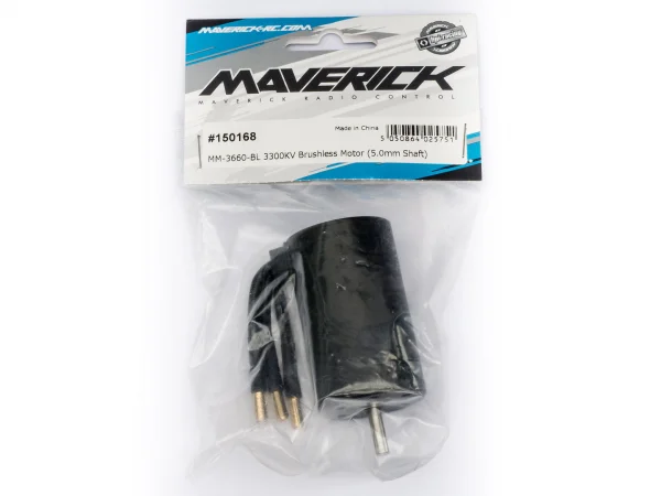 MM-3660-BL 3300KV Brushless Motor (5.0mm Shaft) &mdash; image 3 of 4