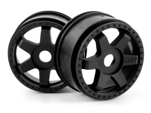 QuantumR Race Truck Wheel (Black/2pcs)