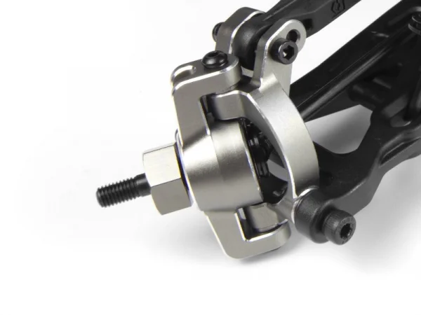 Aluminium 14mm Hex Hub Set (Grey/4pcs)