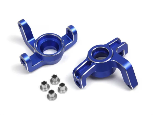 Aluminium Steering Spindle Set (Blue/Left/Right)