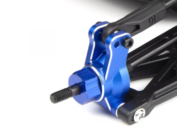 Aluminium Rear Hub Set (Blue/2pcs)