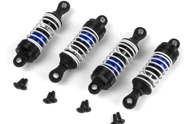 Aluminium Oil-Filled Shock Absorber Set (Blue/4pcs) — image 3 of 3