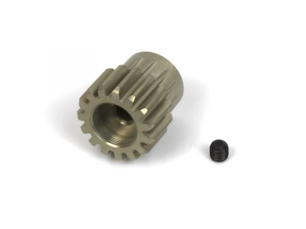 15T Aluminium Pinion Gear (0.8 M / 32DP 3.175 Shaft)