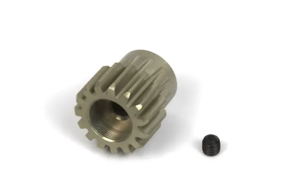 15T Aluminium Pinion Gear (0.8 M / 32DP 3.175 Shaft) — image 3 of 3